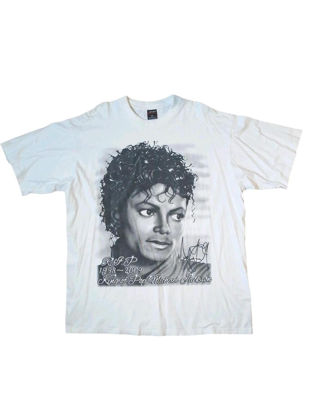 Michael Jackson Size 3XL Graphic Portrait Memorial T-Shirt